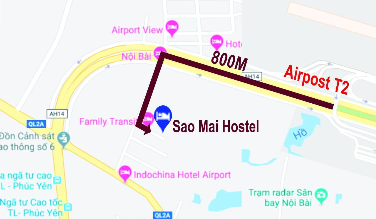 Sao Mai Cosy Nest-Noi Bai Airport Hostel Thach Loi Екстериор снимка